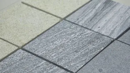 Gris clair, jaune rouillé, rouge érable, gris foncé, etc. Carreaux de granit bon marché chinois et pavés de granit